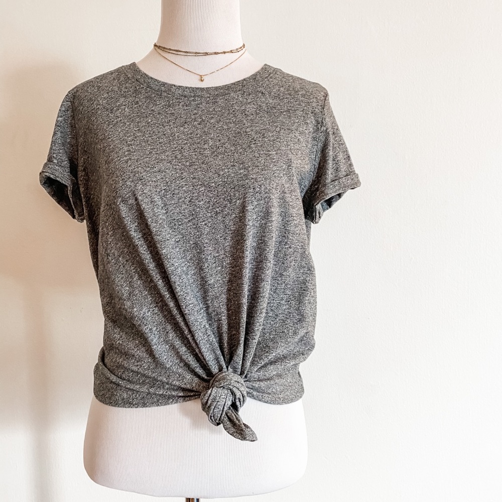 Madewell Heather Gray Tee Shirt